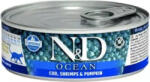 N&D Ocean konzerv tőkehal & garnélarák sütőtökkel 70 g