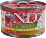 N&D Dog konzerv fürj & kókusz adult mini 140 g