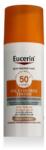 Eucerin Sun Oil Control Tinted Dry Touch Sun Gel-Cream SPF50+ fényvédő készítmény arcra zsíros bőr 50 ml árnyék Medium uniszex