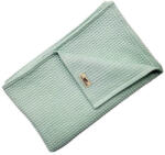 Vaganza takaró pamut Waffle 70x90cm oliva - babamarket