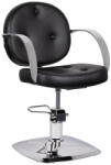 Gabbiano Asti fodrászszék, fekete