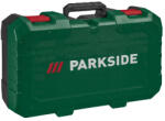 PARKSIDE Gyári üres tároló és hordozó koffer ParkSide PAGHS 20-Li C3 X20V akkus mini láncfűrészhez, bokor- és cserjevágóhoz és tartozékaihoz (zöld-fekete koffer, műanyag piros csattal) (PAGHS_20_C3_koffer)