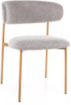 SIGNAL MEBLE Elton D Brego Étkezőszék Szürke Szövet Tölgy (SIG-ELTONDBRDSZ) - pepita