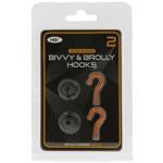 NGT TACKLE NGT Magnetic Brolly Hooks (2db) (FO-BIVVYHOOKS-2PC)
