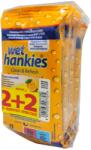  HANKIES мокри кърпи, Антибактериални, 4 х 15 броя, Clean & Refresh, Портокал