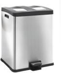 EKO 2 х 30 л. кош за отпадъци цвят матиран инокс ЕКО от серия rejoice (eko923860matts/s)