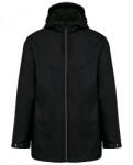 KARIBAN Kapucnis vízálló dzseki micropolár béléssel Kariban fekete - decathlon - 21 490 Ft