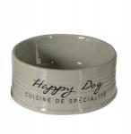 Duvoplus Kerámia tál kutyáknak Happy Dog szürke 10, 5cm (5414365330385)