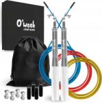  Boksz ugrálókötél crossfit 3 fém cserélhető kötél csapágyakkal állítható (X001TP3WJ9)