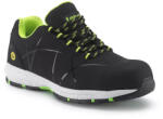 TOP Védőfélcipő S3 SRC kompozit orrmerevítő TOP ATON, fekete/zöld, 39-es (Ra-TOP_ATON-FEKETE39)