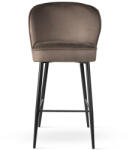  AINE SUPREME L Bárszék Arany Fém 70cm Kárpitozott Barna (ATE-AINEH7SUGR1XXXP)