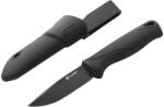 Ganzo G807BW - fix markolatú kés övre akasztható tartóval - Fekete (Ganzo G807-BK)
