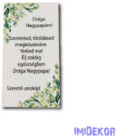  Esküvői téglalap 14x7, 5cm - Drága Nagypapám - Szerető Unokád