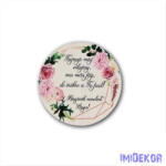  Esküvői 9, 5cm kör - Tegnap még vőlegény