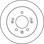 TRW DF4923 Féktárcsa (1db)