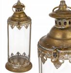 Artpol Lampion 45 cm fém India House Arany Fém és Üveg Keleti stílus (166366act)