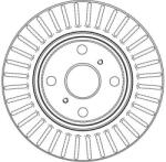 TRW DF4058 féktárcsa (1db)