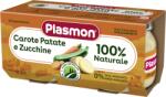Plasmon Пюре моркови с картофи и тиквички 6+м 2х80г - bubu