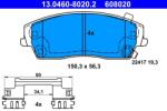ATE Set placute frana ATE 13.0460-8020.2 (13.0460-8020.2)