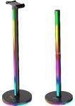 MEETION Fejhallgató állvány Meetion BK200 RGB háttérvilágítással fekete (BK200)