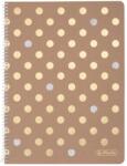 Herlitz Caiet A4 80 file cu spirala, matematica, Pure Glam, Herlitz (50021741)