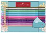 Faber-Castell Set cadou 20 creioane colorate Faber-Castell Sparkle + ascutitoare Sleeve (FC201641)