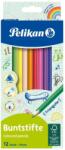 Pelikan Creioane colorate Pelikan 12 culori triughiulare (700115)