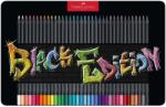 Faber-Castell Creioane colorate Faber-Castell 36 culori Black Edition, cutie metal (FC116437)