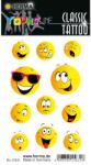 Herma Abtibild tatuaj emoticoane fericite, Herma (H-15631)