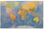 KOH-I-NOOR Mapa birou 40x60cm Harta Lumii, Koh-I-Noor (KPP5-813)