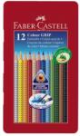 Faber-Castell Creioane colorate Faber-Castell Grip set 12 culori cutie metal (FC112413)