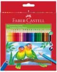 Faber-Castell Creioane colorate Faber-Castell 24 culori triunghiulare + ascutitoare (FC120524)