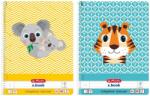 Herlitz Caiet A4 80 file cu spirala Herlitz Cute Animals dictando (50039234)