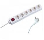  Prelungitor cu 6 prize, lungime 3 m cu intrerupator (P6L3I)