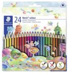 STAEDTLER Creioane color Staedtler 24 culori Noris triunghiulare (ST-187-C24)