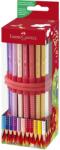 Faber-Castell Creioane colorate acuarela Faber-Castell Grip Rollup 18 culori + ascutitoare (FC201541)