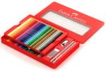 Faber-Castell Creioane colorate Faber-Castell 48 culori + 4 accesorii cutie metal (FC115888)