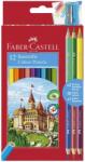 Faber-Castell Creioane colorate Faber-Castell 12+3 culori + ascutitoare (FC110312)