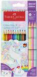 Faber-Castell Creioane colorate acuarela 10+3 culori Faber-Castell Grip 2001 Unicorn (FC201542)