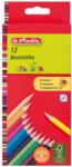 Herlitz Creioane colorate Herlitz 12 culori triunghiulare (10412021)