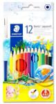 STAEDTLER Creioane color acuarela Staedtler 12 culori + pensula (ST-14410-NC12)