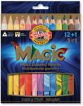 KOH-I-NOOR Creioane colorate multicolor Koh-I-Noor Magic Jumbo 3 in 1, 13 buc. /set (K3408-13)