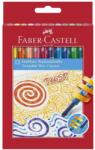 Faber-Castell Creioane colorate cerate retractabile Faber-Castell 12 culori (FC120003)