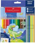 Faber-Castell Creioane colorate Faber-Castell Dinozauri 18+6 culori (FC111222)