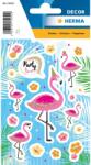 Herma Abtibild flamingo cu sclipici, Herma (H-15452)