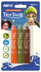 Amos Culori pentru piele set 3 culori Pirat, Amos (FD5B3B)
