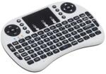 FOXMAG24 Bluetooth mini-billentyűzet, Android Smarthoz, beépített érintőpaddal, e-mail gombbal és hangerőszabályzóval, fehér (DNFJWPYBM)