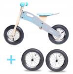 ONYX Fa futóbicikli 10 és 12 hüvelykes felfújható kerekekkel Kék kék