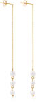 Troli Hosszú, aranyozott gyöngy fülbevaló VAAJDE2023196G