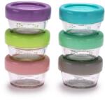 Melii Glass Food Container élelmiszer tároló doboz 6x59 ml